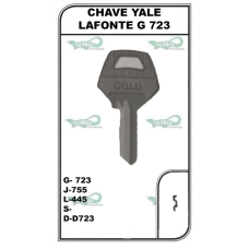 Chave Yale La Fonte G 723 - PACOTE COM 10 UNIDADES  