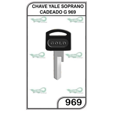 Chave Yale Soprano G 969 -PACOTE COM 10 UNIDADES  