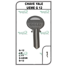 Chave Yale Ueme G 12 -PACOTE COM 10 UNIDADES  