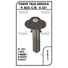 CHAVE YALE AROUCA P. ACO. C.M.  G 321 ACOTE COM 5 UNIDADES)