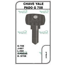 Chave Yale Pado G 708 - PACOTE COM 10 UNIDADES  
