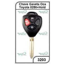 CHAVE GAV. TOYOTA HILUX 2BT+HOLD OCA - 3203