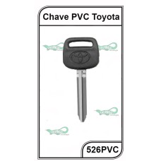 Chave Auto PVC Toyota G 526 - 526PVC - PACOTE COM 5 UNIDADES