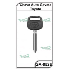Chave Gaveta Toyota Corolla Antigo - GA-0526