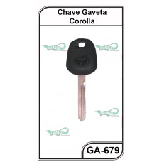 Chave Gaveta Toyota Corolla 03 Oca G 679 - GA-679