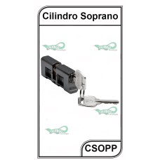 Cilindro Soprano 53MM 2 Chaves Preto - CSOPP