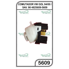 COMUTADOR VW GOL 94/00 / SAV. 98 4825609-5609