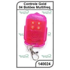 Controle Gold Multifrequência Rosa - 140024