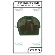 CONTROLE POSITRON FIAT ANTIGO/NOVO COMP.-2226