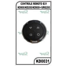 CONTROLE KD P/ GARAGEM B31 KD900 ING200