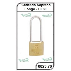 Cadeado Soprano Latão HL30 - 0023.70