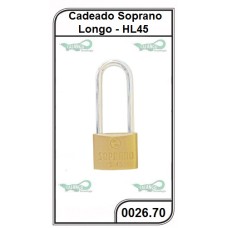 Cadeado Soprano Latão HL45 - 0026.70