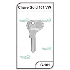 Chave Gold VW G 101 -PACOTE COM 5 UNIDADES