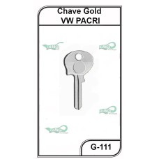 Chave Gold VW Pacri -PACOTE COM 5 UNIDADES