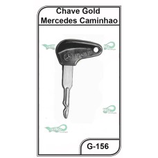 Chave Caminhão PVC Mercedes Gold - G156 -PACOTE COM 5 UNIDADES