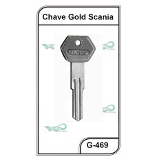 Chave Caminhão PVC Scania Gold - G469 -PACOTE COM 5 UNIDADES