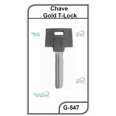 Chave Gold T-Lock G547
