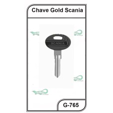 Chave Caminhão PVC Scania Gold - G765 - PACOTE COM 5 UNIDADES