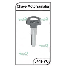Chave Moto PVC Yamaha RDZ G 341 - 341PVC   - PACOTE COM 5UNIDADES