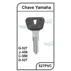 Chave Moto PVC Yamaha G 527 - 527PVC-  PACOTE COM 5 UNIDADES