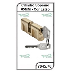 Cilindro Fechadura Soprano LT 65MM - 7045.76