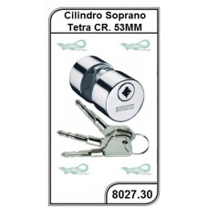 Cilindro Soprano Tetra Cromado 53MM - 8027.30