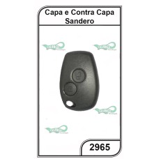 Capa e Contra Capa Renault 2 Botões - 2965