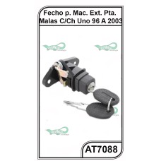 Fecho Para Mac. Ext Porta Malas C/Ch Fiat Uno 96 Até 2003