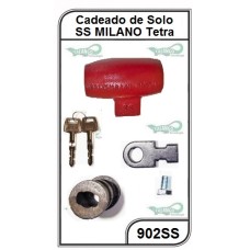 Cadeado de Solo SS MILANO Tetra - 902SS