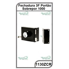 Fechadura 3F Portão Sobrepor 1000 - 1130ZCR