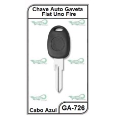 Chave Gaveta Fiat Uno Fire com Tampa - Azul - GA-726