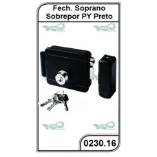 FECH. SOPRANO SOBREPOR PY PRETO - 0231.07