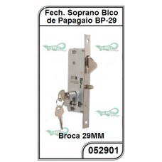 Fechadura Soprano Porta de Correr Bico de Papagaio BP-29 - 052901