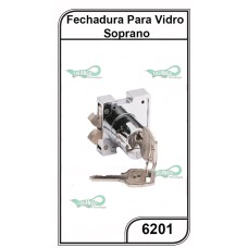 Fechadura Soprano Para Vidro Blindex Mini - 0062.01