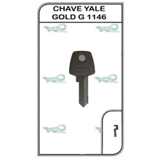 CHAVE YALE GOLD G 1146 -PACOTE COM 10 UNIDADES 