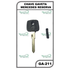 CHAVE GAVETA MERCEDES RESERVA - GA-211