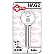 Chave Yale Haga G 414 - HAG2 - PACOTE COM 5 UNIDADES 