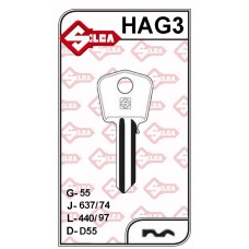 Chave Yale Haga G 55 - HAG3 - PACOTE COM 10 UNIDADES 