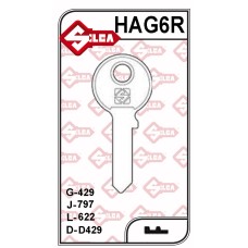 Chave Yale Haga G 429 - HAG6R  -PACOTE COM 10 UNIDADES 