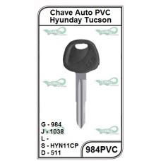 CHAVE AUTO PVC HYUNDAI - 984PVC (5U)