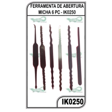 FERRAMENTA DE ABERTURA MICHA 6 PC - IK0250