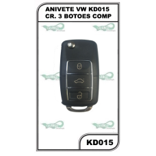 CANIVETE VW KD015 CR. 3 BOTOES COMP. - KD015