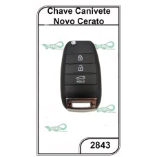 Canivete Oco Kia Novo Cerato 3 Botões - 2843