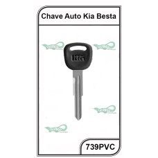 Chave Auto PVC Kia Besta G 739 - 739PVC - PACOTE COM 5 UNIDADES