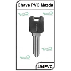 Chave Auto PVC Mazda G 494 - 494PVC - PACOTE COM 5 UNIDADES
