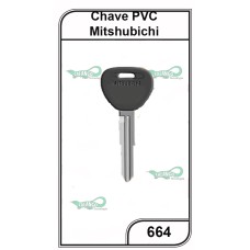 CHAVE AUTO PVC MITSUBISHI G 664 - 664PVC