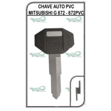 CHAVE AUTO PVC MITSUBISHI G 872 - 872PVC - PACOTE COM 5 UNIDADES