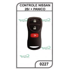 Controle do Alarme Nissan Oco 3 Botões - 0227