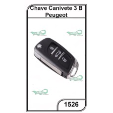 Canivete Oco Peugeot Novo 3 Botões - 1526