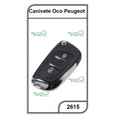 Canivete Peugeot Novo Adaptação 02 Botoes Oco - 2615